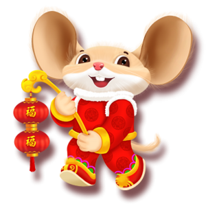 微信头像红色老鼠