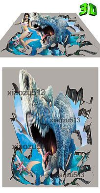 高清恐龙霸王龙3d地板3d立体画