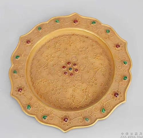 唐代铜胎累丝鎏金酒具一套