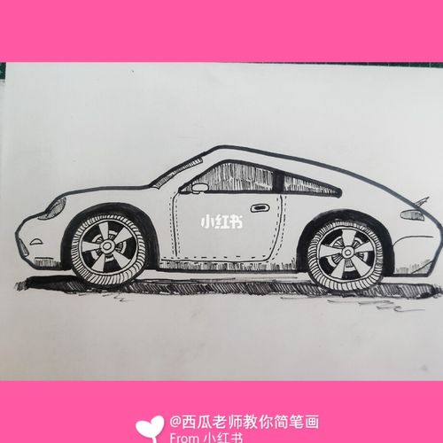 汽车线描_画画_简笔画_母婴_早教
