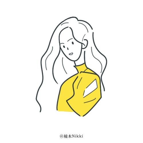 简约线条风头像