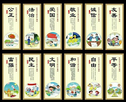 【暑期双报到】二十四字社会主义核心价值观