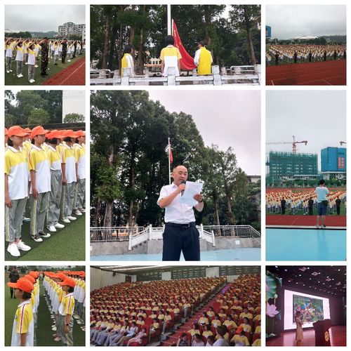 建宁县第三中学隆重举行2020级新生军训会操表演