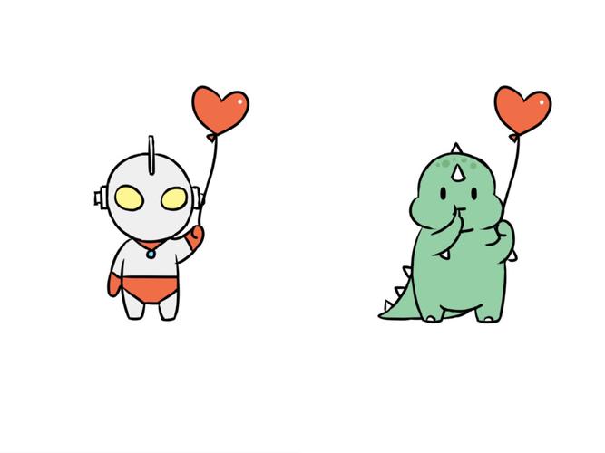 超火的奥特曼小怪兽情侣头像_怪兽_动漫_动漫情侣头像