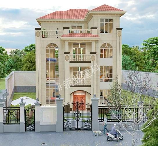 湖南土豪花千元设计三层半别墅图外观豪华布局却一言难尽