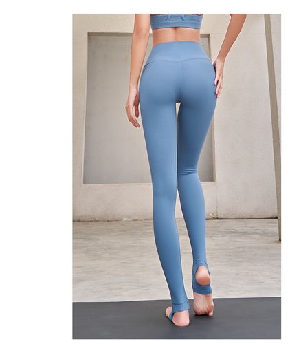 lusure 蜜桃翘臀弹力紧身裤女春时尚连体踩脚显瘦无痕