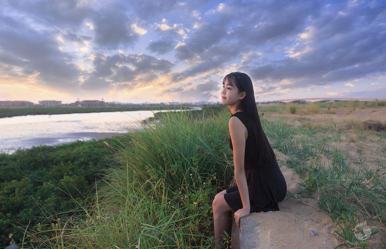 [人像摄影] 海景人像:-----------茅尾海边的雅怡-----------在茅尾海