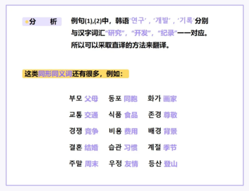 catti朝韩语汉字词和汉语词汇的关系及其翻译技巧