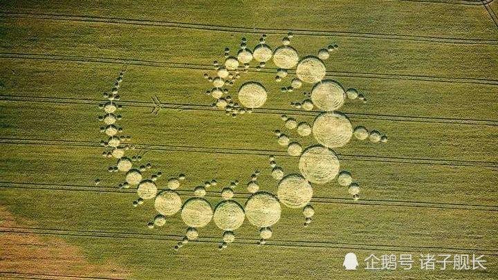 德国小镇惊现麦田怪圈,类似太阳的同心圆,其实是外星人的回信?