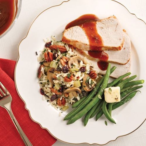 farce au riz sauvage