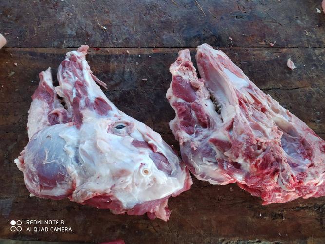 猪骨头  新鲜猪头骨 土猪头骨 不带皮 半边骨头 猪骨煲汤 猪头壳1斤