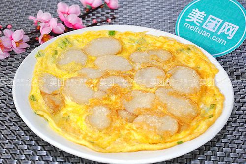 糯米肠煎蛋 干锅菜花