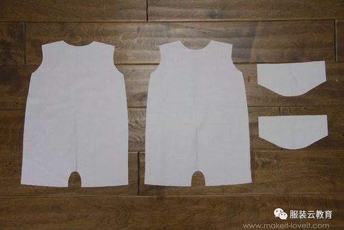 水手领婴儿连身衣的详细制作