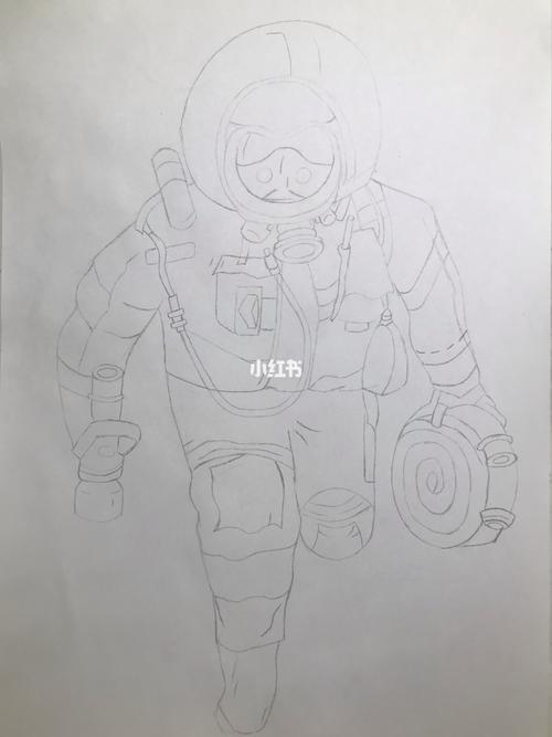 消防员马克笔画_马克笔_致敬消防员_文化_绘画