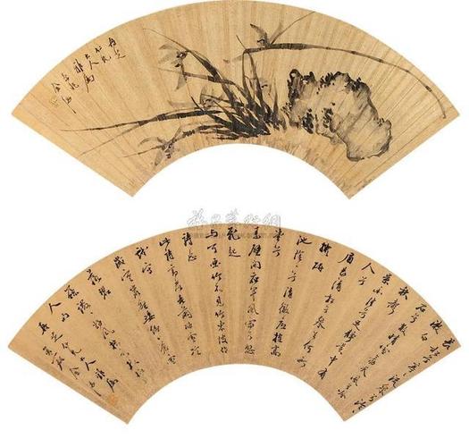 扇面国画76幅喜欢画扇子的朋友可以看看