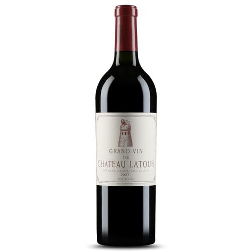 2月循环2002年拉图酒庄正牌红葡萄酒750ml1瓶latour葡萄酒