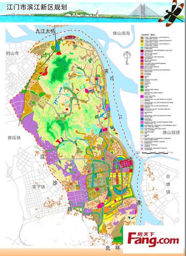特别滨江新区启动区地处北环路以北; ”江门市规划局副局长亢雁