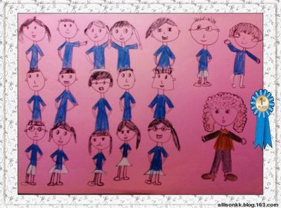 我的班集体简笔画