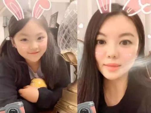 9岁王诗龄近照,圆脸变成小尖脸,母女俩长得越来越像