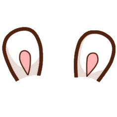 卡通兔子耳朵