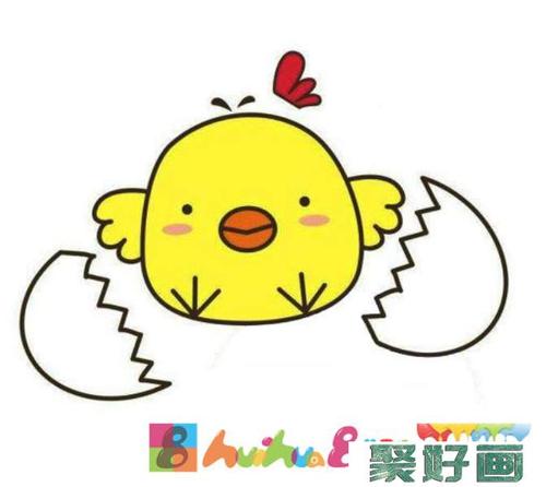 就慢慢的破壳而出了,破壳出来后的小鸡是金黄色的,非常的可爱,叽叽