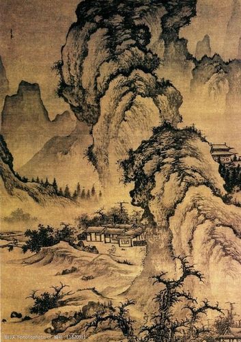 古代山水画图片