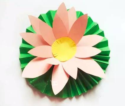 【荷花手工】幼儿园最新手工制作步骤!盛开的荷花!