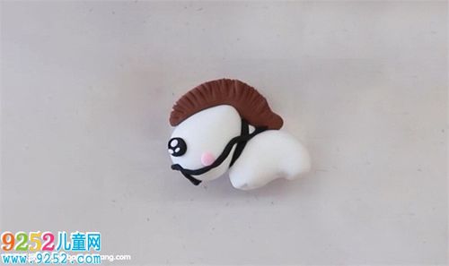 十二生肖超轻粘土马 超轻粘土