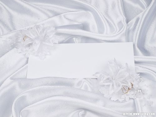 贺卡与丝绸背景