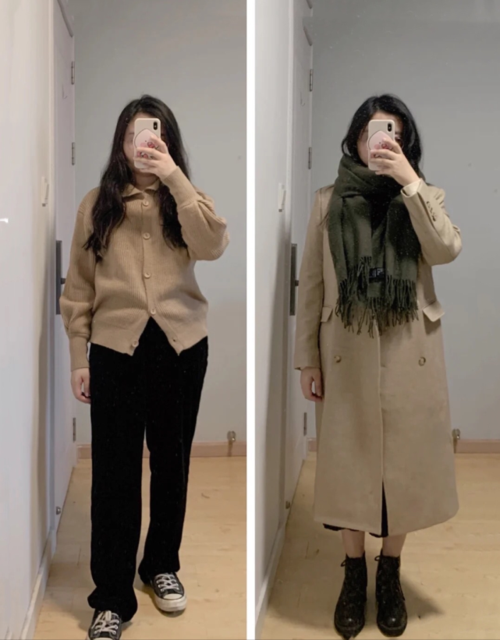 "小个子 微胖"女生的秋冬穿搭,"3要3不要"牢记住,显高