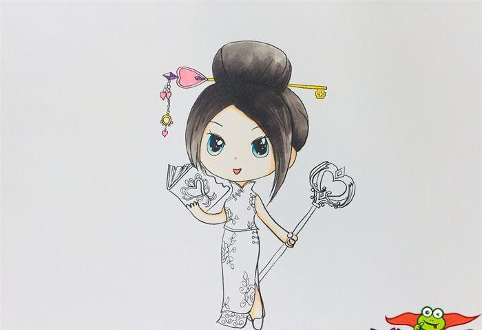 叶罗丽辛灵仙子怎么画