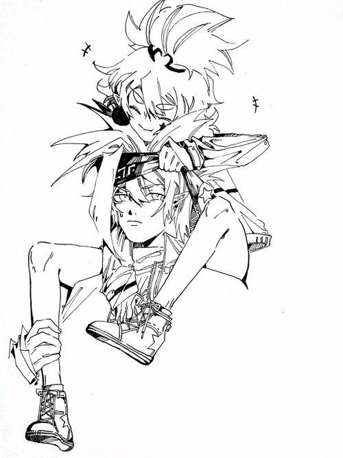 格瑞烈斩简笔画