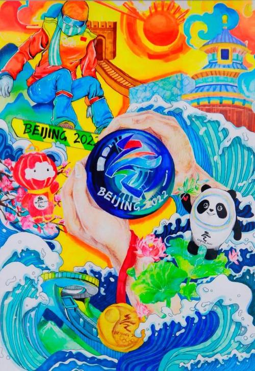 迎冬奥儿童绘画作品选展在中国美术馆艺术教育空间展出