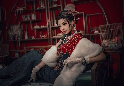 cos第五人格红蝶十三娘cos正片nino家的橘子