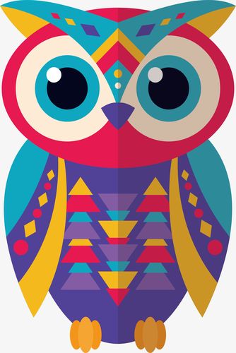 创意猫头鹰动物设计