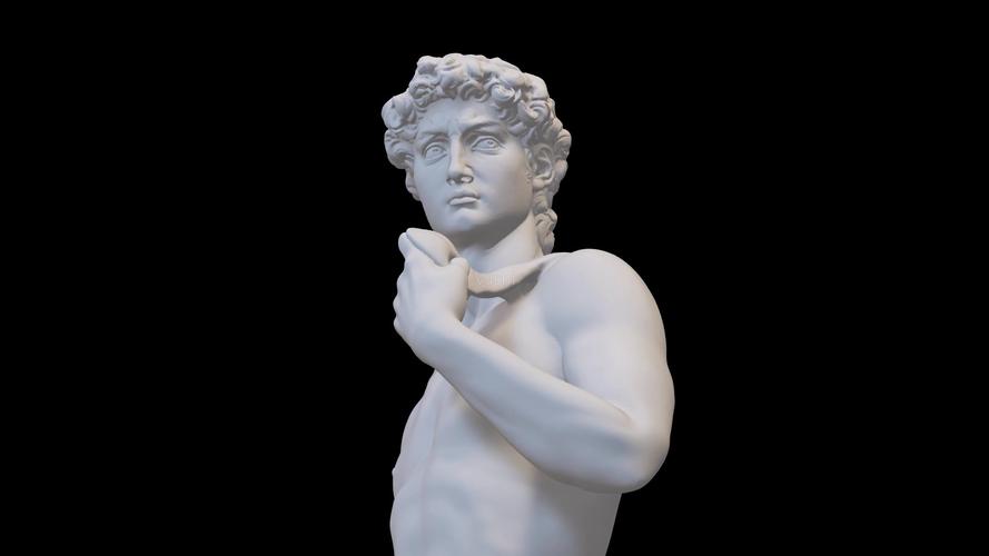 大卫石膏像3d模型_3dmax下载(编号:3272596)_3d模型