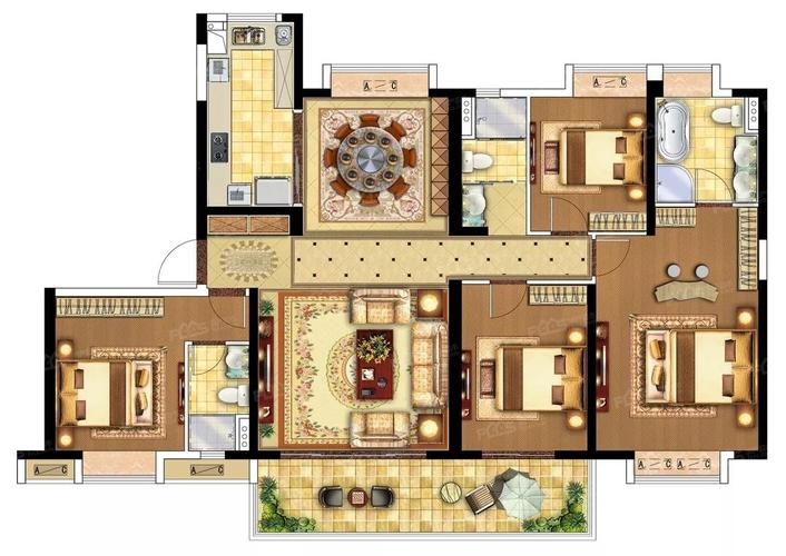 中南江滨悦户型图多大建筑面积