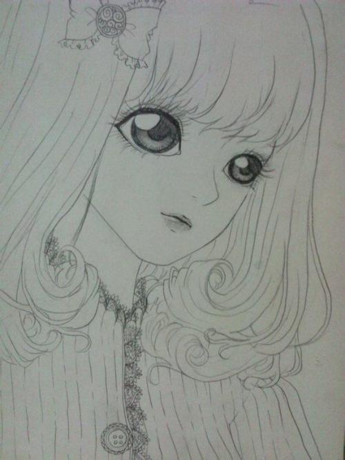 古装漫画铅笔画女生图片大全图片大全 漫画铅笔画