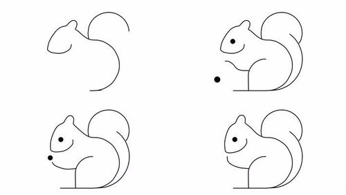 松鼠 动物 mg 卡通 动画 松子 线条画 小松鼠 简笔画画质检查举报