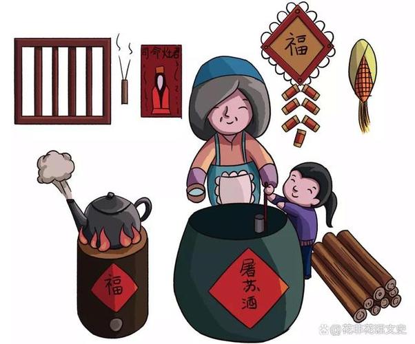 诗里的"屠苏",是古代人们春节必定要喝的一种酒.