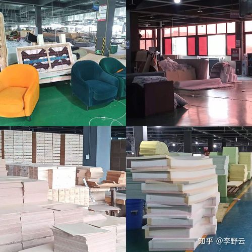 沙发生产过程家具工厂实拍