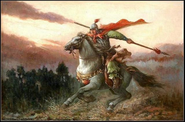 一组颇为少见的三国演义油画意境苍凉