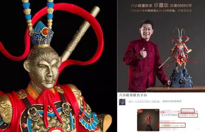 六小龄童限量手办发布,12000元起步,网友:不买就是没良心
