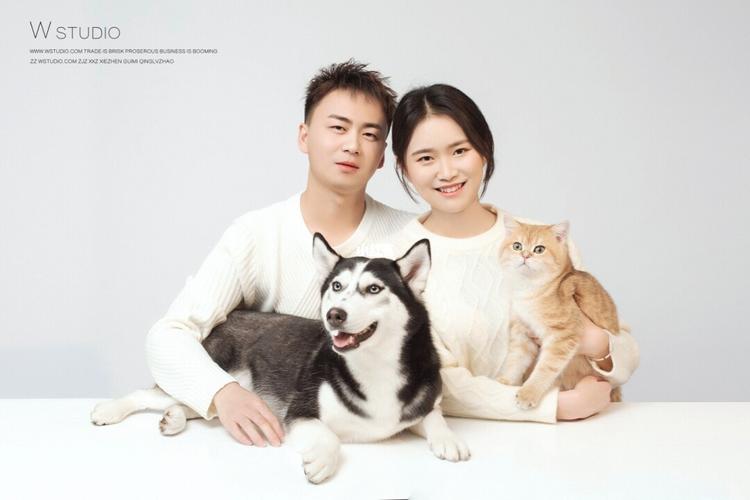 我们的全家福7815|人宠合影|郑州宠物写真_宠物_写真_全家福_萌宠