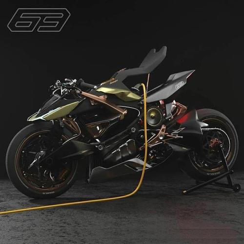 lamborghini 电动摩托车曝光,科幻&帅气|兰博基尼||超