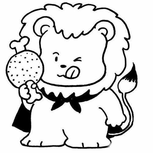 拟人小羊踢球简笔画