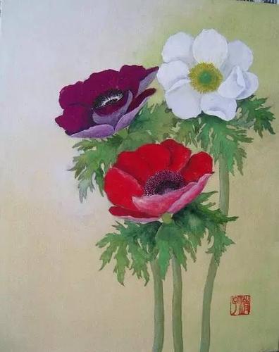 恬静唯美的绘画作品