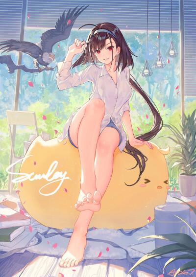 b站画师:原子dan 唯美动漫图