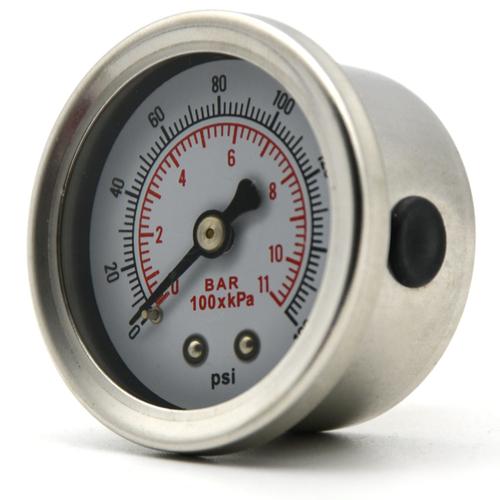 汽车燃油调节阀压力表油压表燃油增压器机油压力 0-160psi/100bar