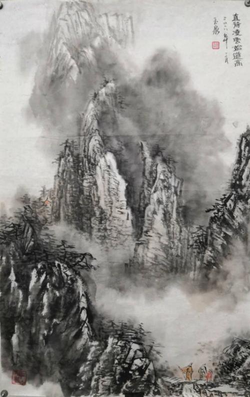 豁达胸怀笔端雄风画家李玉泉作品欣赏